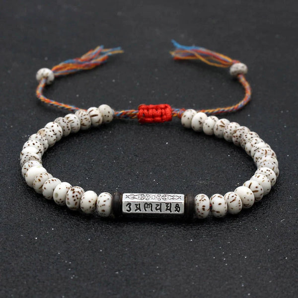 Tibetan Bodhi Beads Charm Bracelet