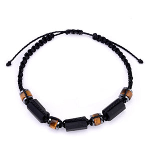 Black Tourmaline & Tiger eye Bracelet