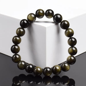 Golden Obsidian Bracelet – Protection
