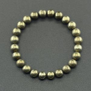Pyrite Beaded Bracelets -  Wealth
