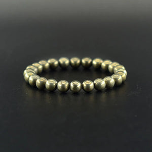 Pyrite Beaded Bracelets -  Wealth