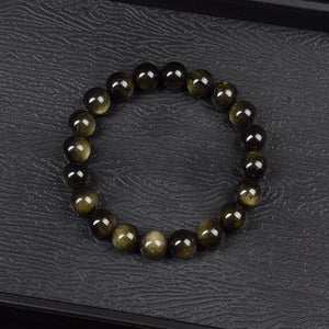 Golden Obsidian Bracelet – Protection