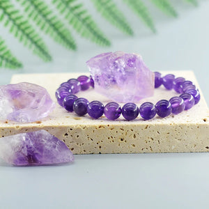 Amethyst Bead Bracelet – Intuition