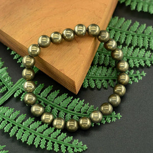 Pyrite Beaded Bracelets -  Wealth