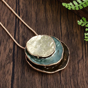 Layered Necklace & Earrings Set – Elegant