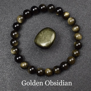 Golden Obsidian Bracelet – Protection