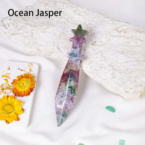 Natural Crystal Dagger - Ritual Tool