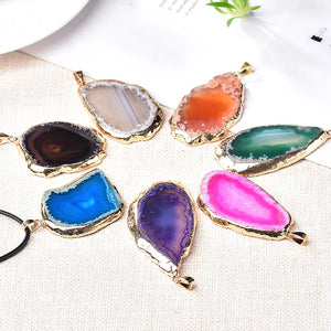 Agate Stone Necklace – Balance