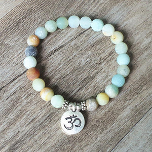 Amazonite Bead Bracelet -Malas and Bracelets My Zen Temple