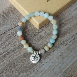 Amazonite Bead Bracelet -Malas and Bracelets My Zen Temple