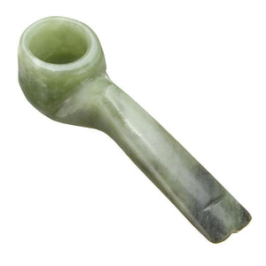 Craved Jade Smoking Pipe -Crystal Pipes My Zen Temple