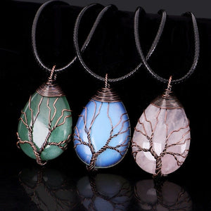 Crystal Tree of Life Necklace -Necklaces My Zen Temple
