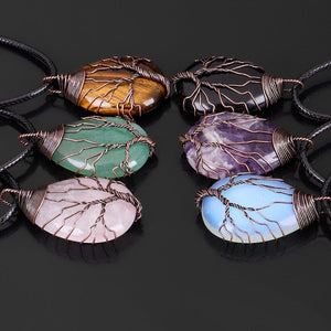 Crystal Tree of Life Necklace -Necklaces My Zen Temple