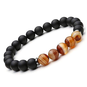 Hematite Agate Balancing Bracelet -Malas and Bracelets My Zen Temple