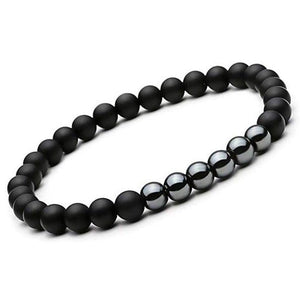Hematite Agate Balancing Bracelet -Malas and Bracelets My Zen Temple
