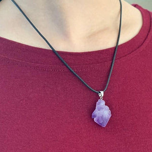 Irregular Natural Healing Stone Necklace -Necklaces My Zen Temple