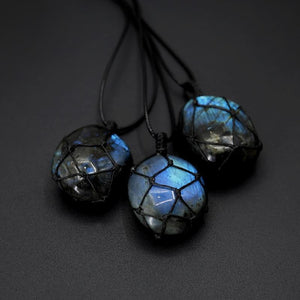 Labradorite Rope Necklace -Necklaces My Zen Temple