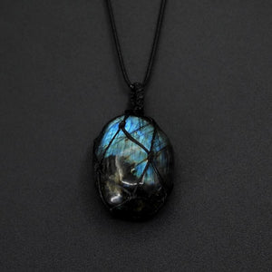 Labradorite Rope Necklace -Necklaces My Zen Temple