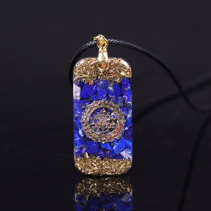 Lapis Lazuli Orgone Energy Necklace -Necklaces My Zen Temple