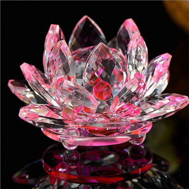 Lotus Flower Glass "Tranquility" -Decoration Objects My Zen Temple