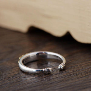 Lotus Flower Silver Ring -Rings My Zen Temple