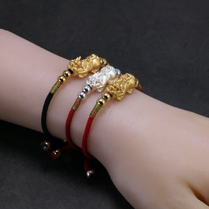 Lucky Pixiu Rope Bracelets -Malas and Bracelets My Zen Temple