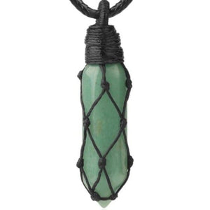 Natural Stone Rope Wrap Necklace -Necklaces My Zen Temple