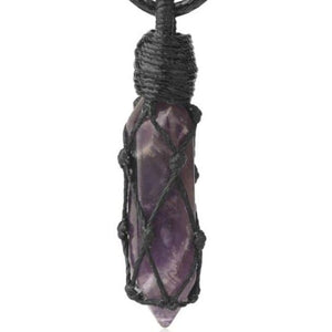 Natural Stone Rope Wrap Necklace -Necklaces My Zen Temple