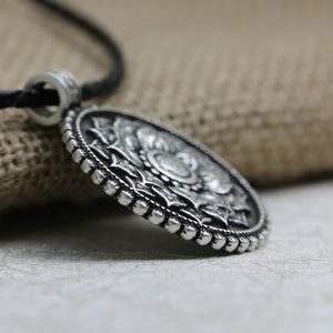 Om Lotus Flower Mandala Necklace -Necklaces My Zen Temple