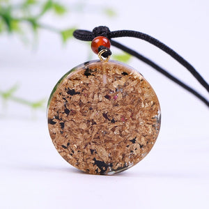 Orgonite Manifest Abundance Obsidian Necklace -Necklaces My Zen Temple