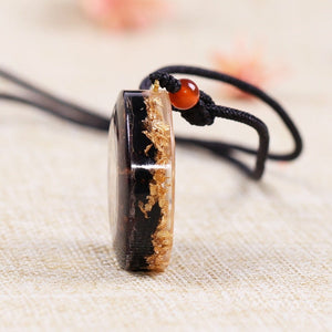 Orgonite Manifest Abundance Obsidian Necklace -Necklaces My Zen Temple