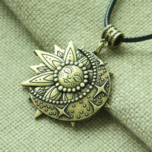 Sun and Moon Necklace -Necklaces My Zen Temple