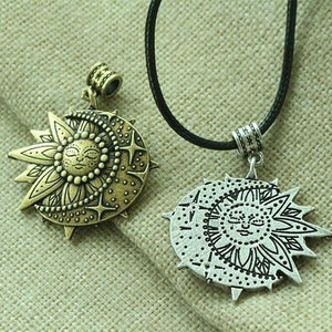 Sun and Moon Necklace -Necklaces My Zen Temple
