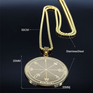 Talisman Of Protection Seal Of Solomon Necklace -Necklaces My Zen Temple