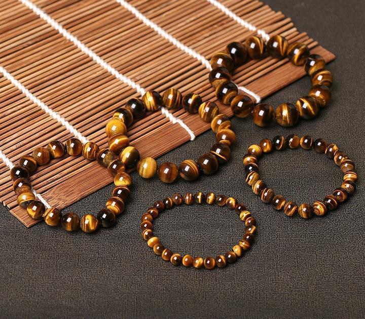 Tiger Eye Beads Bracelets -Malas and Bracelets My Zen Temple