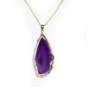 Agate Stone Necklace – Balance
