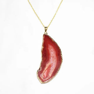 Agate Stone Necklace – Balance