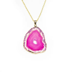 Agate Stone Necklace – Balance
