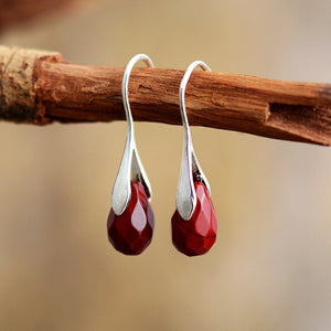 Stone Dangle Earrings – Healing