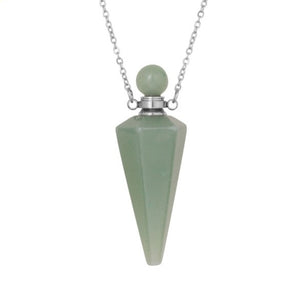 Crystal Perfume Bottle Necklace – Healing