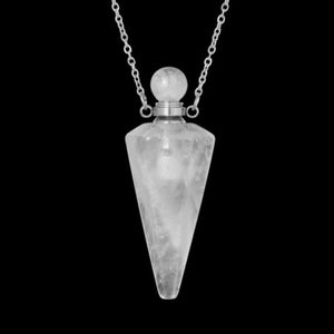 Crystal Perfume Bottle Necklace – Healing