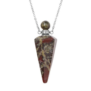 Crystal Perfume Bottle Necklace – Healing