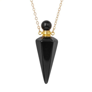 Crystal Perfume Bottle Necklace – Healing