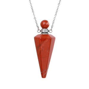 Crystal Perfume Bottle Necklace – Healing