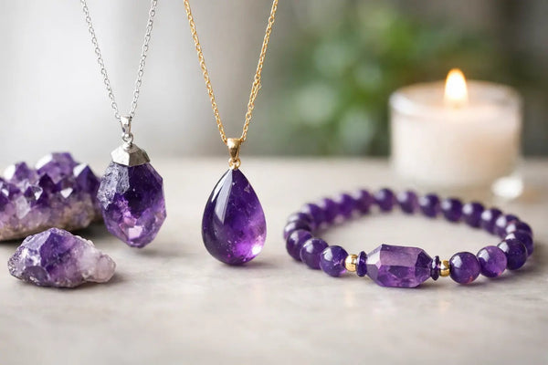 Amethyst Necklaces for Calm, Color, and Intention - My Zen Temple