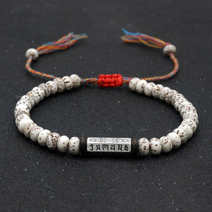 Tibetan Bodhi Beads Charm Bracelet