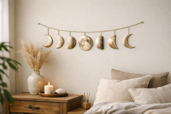 Moon Phase Wall Decor for a Calmer Home - My Zen Temple