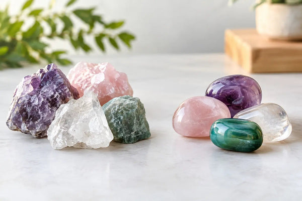 Raw Crystals Versus Polished for Your Space - My Zen Temple