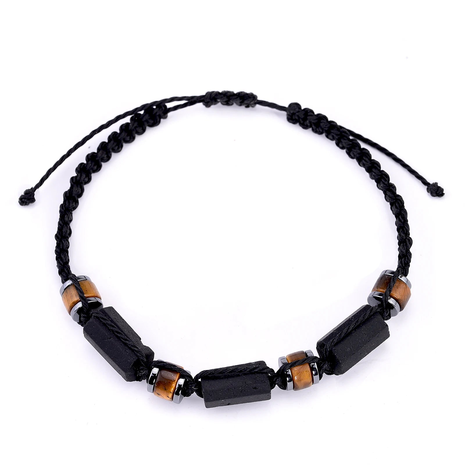 Black Tourmaline & Tiger eye Bracelet