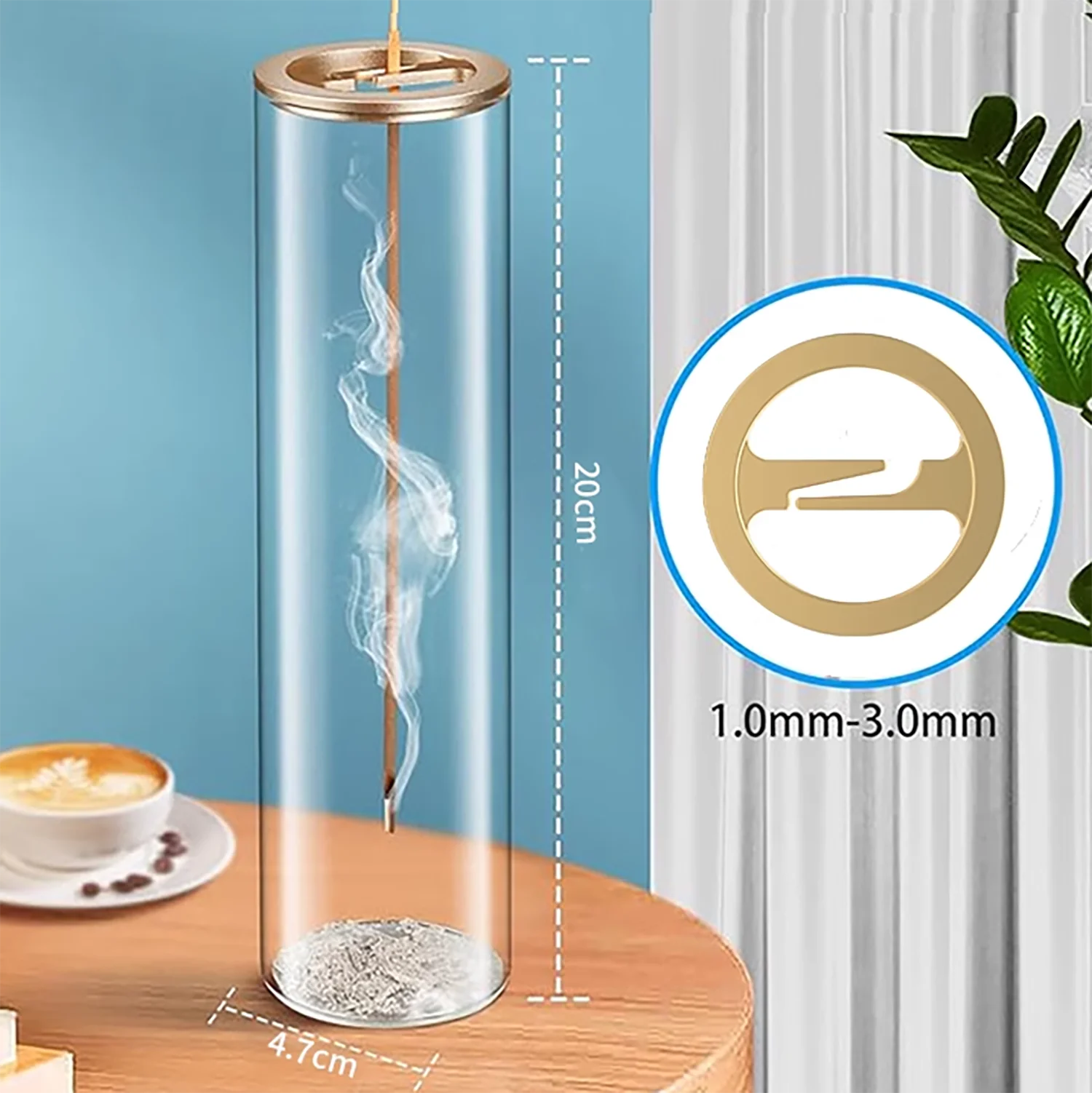 Glass Incense Burner - Mindfullness